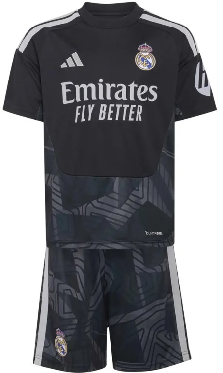Kit infantil Goleiro I Real Madrid 2026 2027 Adidas oficial 